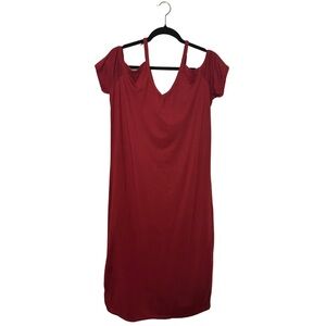 Cute Burgundy Midi Sundress - Effortless Summer Style! Size-XL